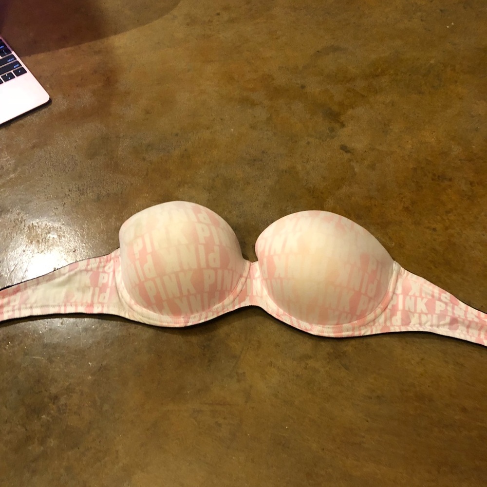 VS PINK strapless bra 36C